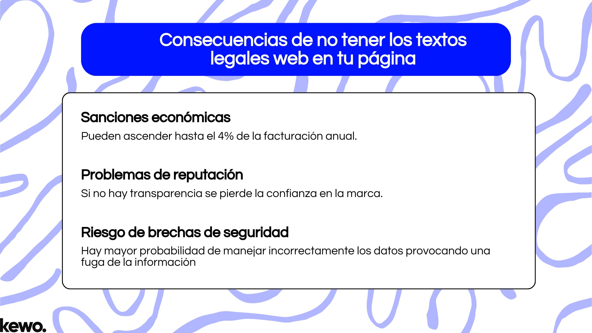 Consecuencias de no tener los textos legales web en tu página Consecuencias de no tener los textos legales web en tu página