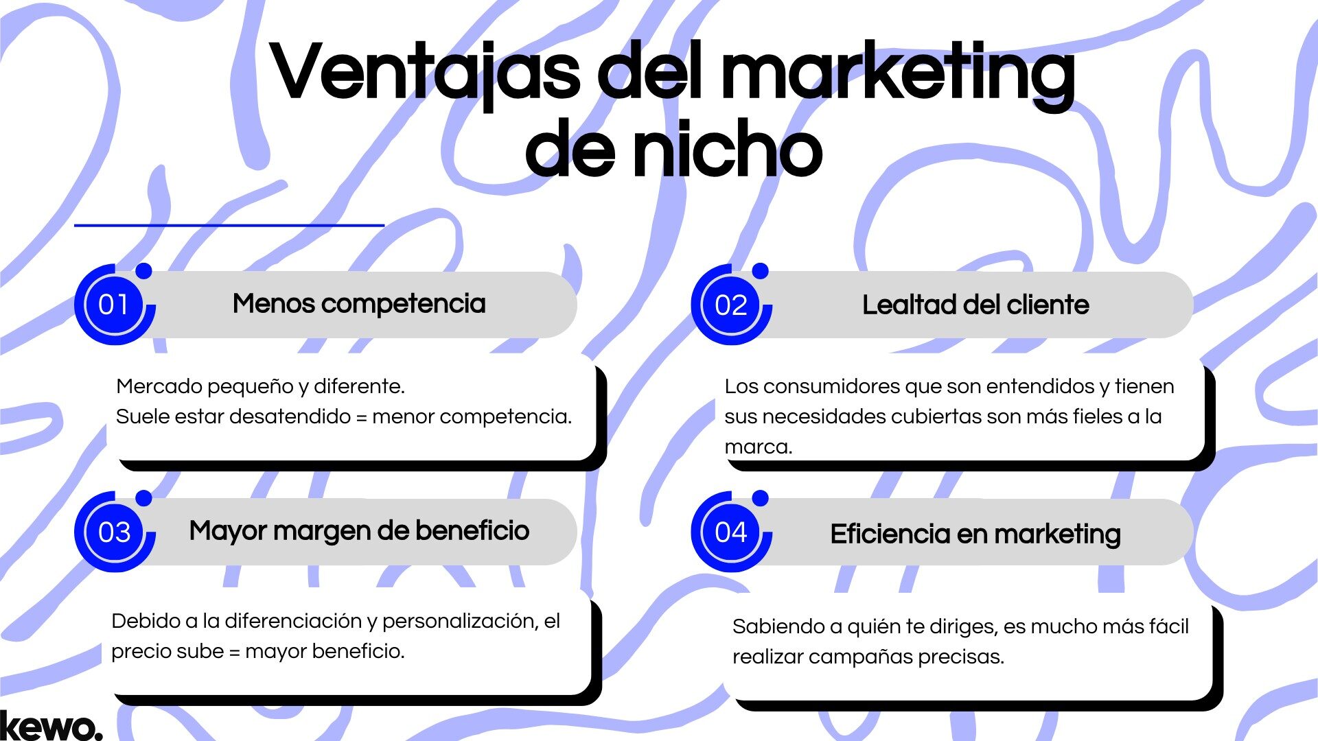 Ventajas del marketing de nicho Ventajas del marketing de nicho